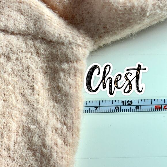 Express Womens Crewneck Pullover Sweater Size S Light Pink Soft Knit Long Sleeve - Picture 9 of 11